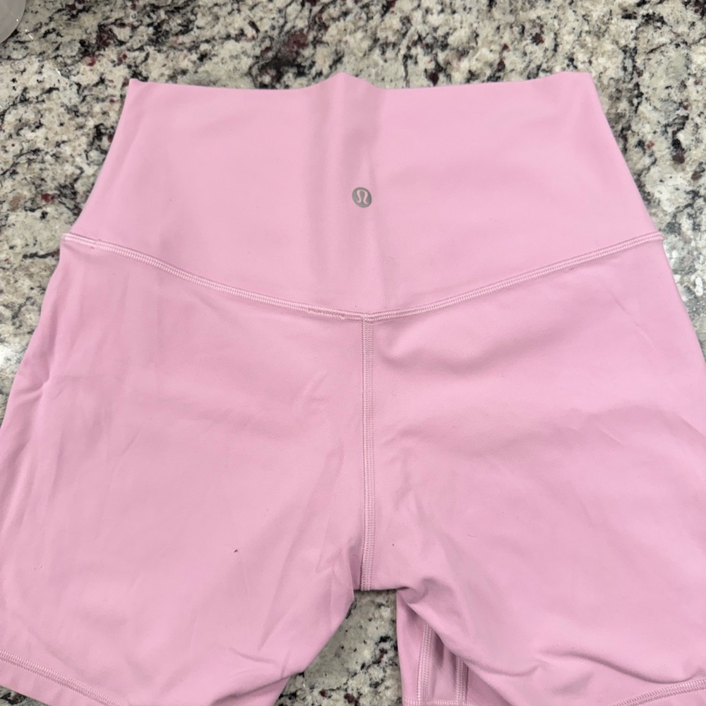 lululemon athletica Light Pink High-Waist Shorts